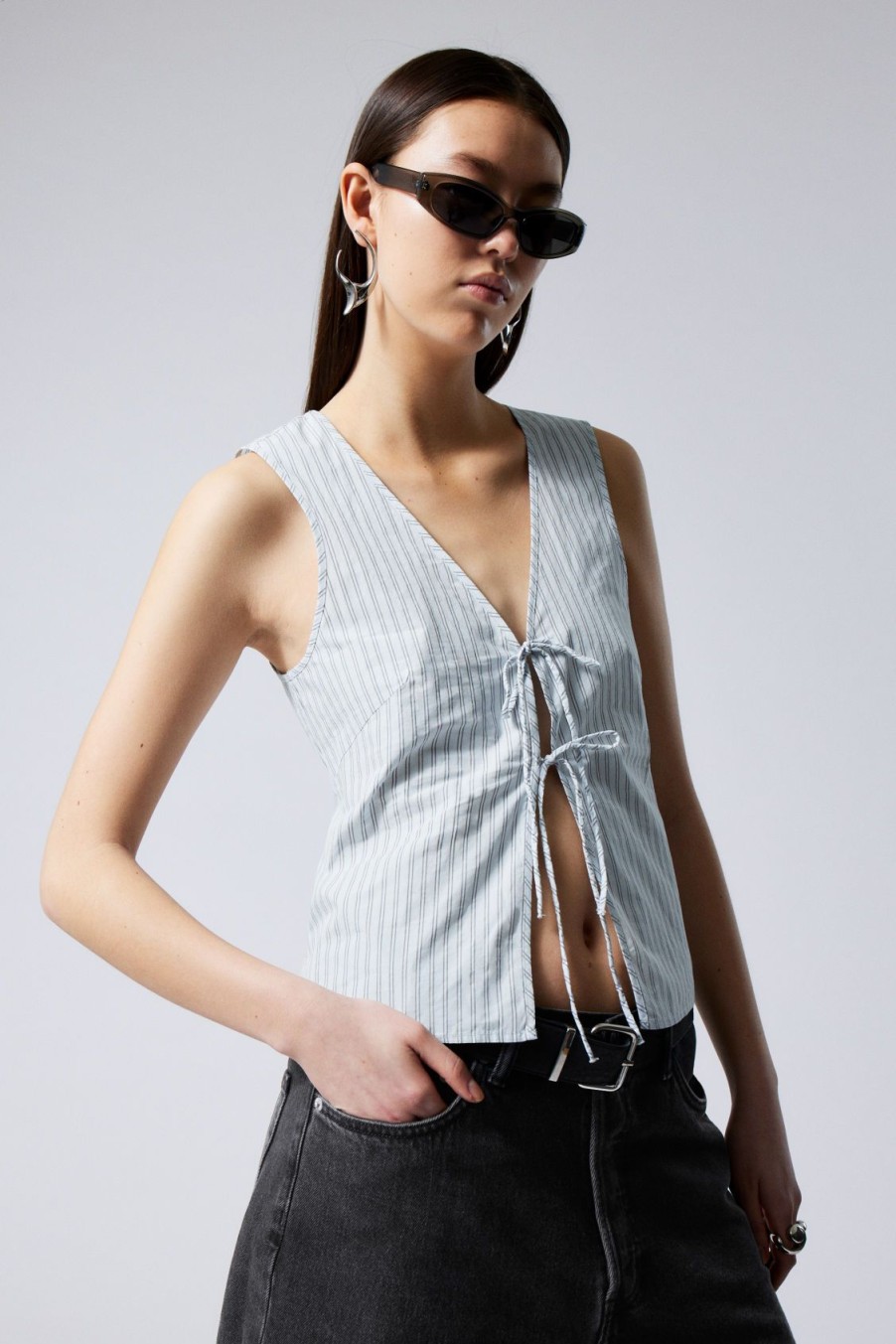 Clearance Weekday Fitted Vest Top