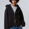 Best Weekday Boxy Heavy Zip Hoodie