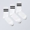 New Weekday 3-Pack Striped Sport Socks