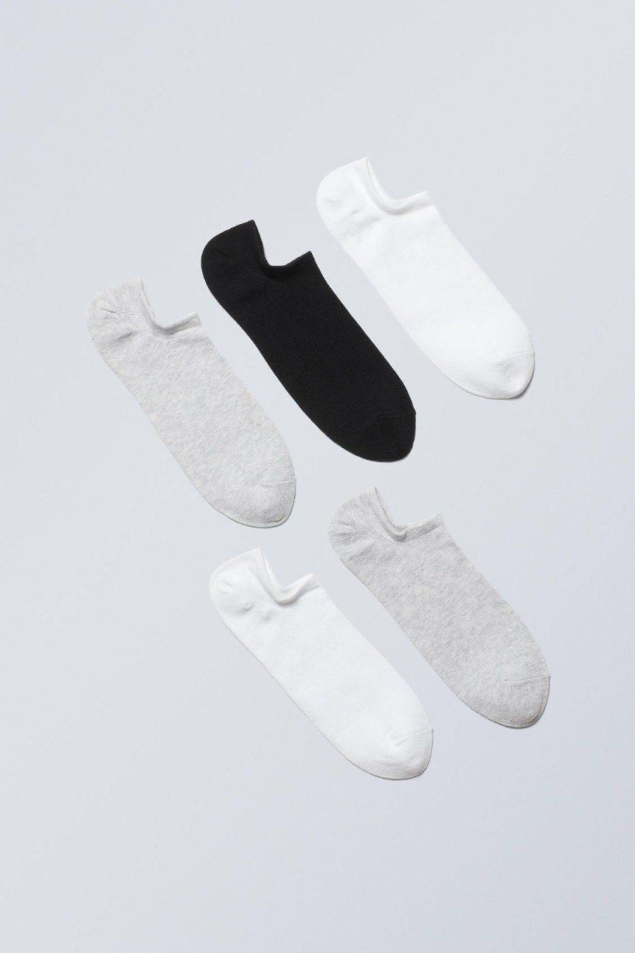 Hot Weekday 5-Pack Ankle Socks