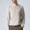 Best Weekday Cropped Heavy Knitted Sweater