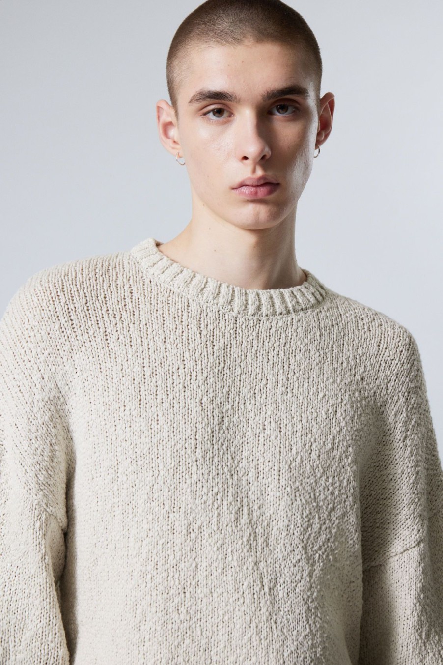 Best Weekday Cropped Heavy Knitted Sweater