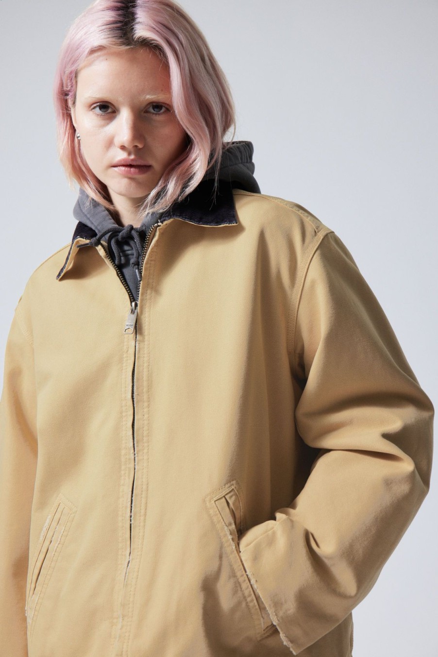 Clearance Weekday Belle Washed Canvas Jacket