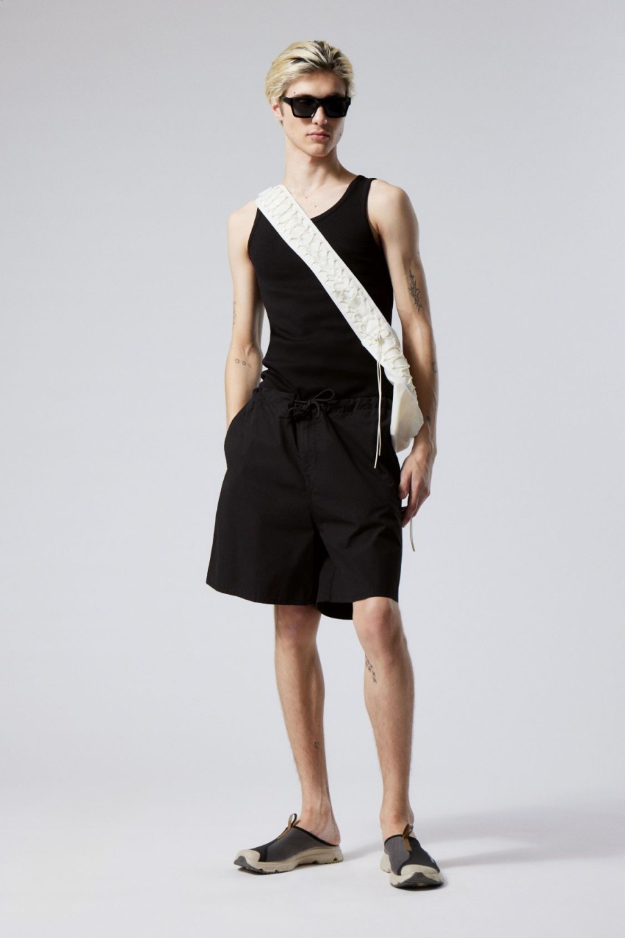 Online Weekday Parachute Loose Shorts