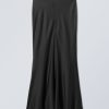 Clearance Weekday Paige Satin Long Skirt