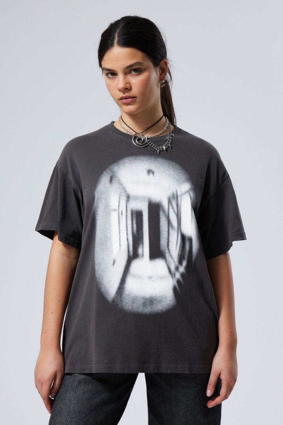 Hot Weekday Oversized Printed T-Shirt