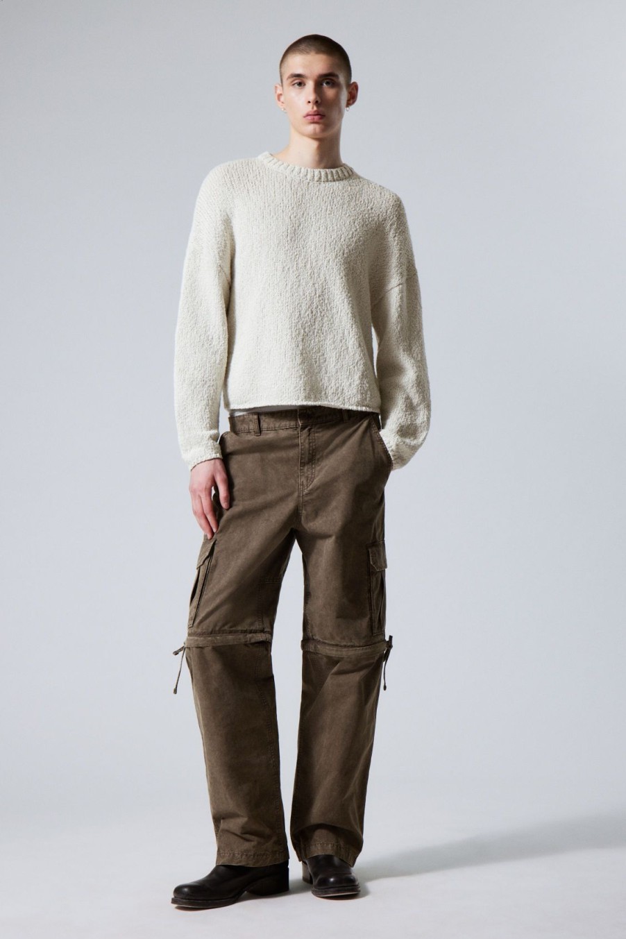 Online Weekday Relaxed Convertible Cargo Trousers