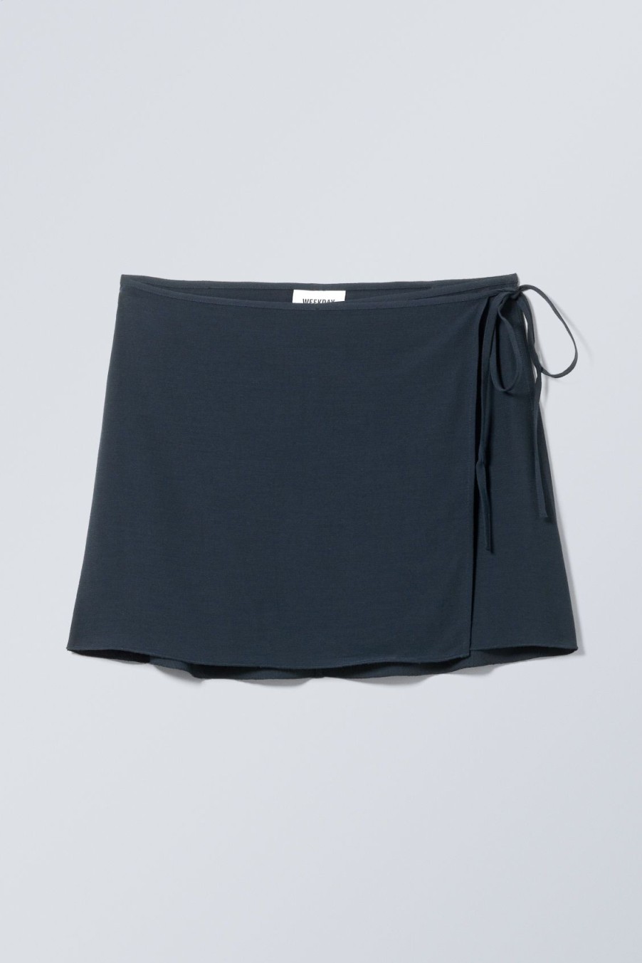 Wholesale Weekday Tailored Viscose Mini Wrap Skirt