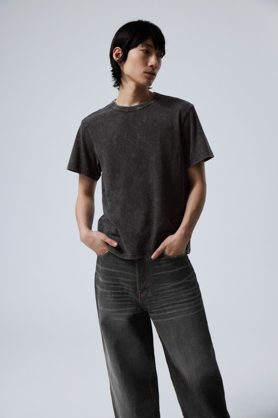 Clearance Weekday Washed Boxy T-Shirt