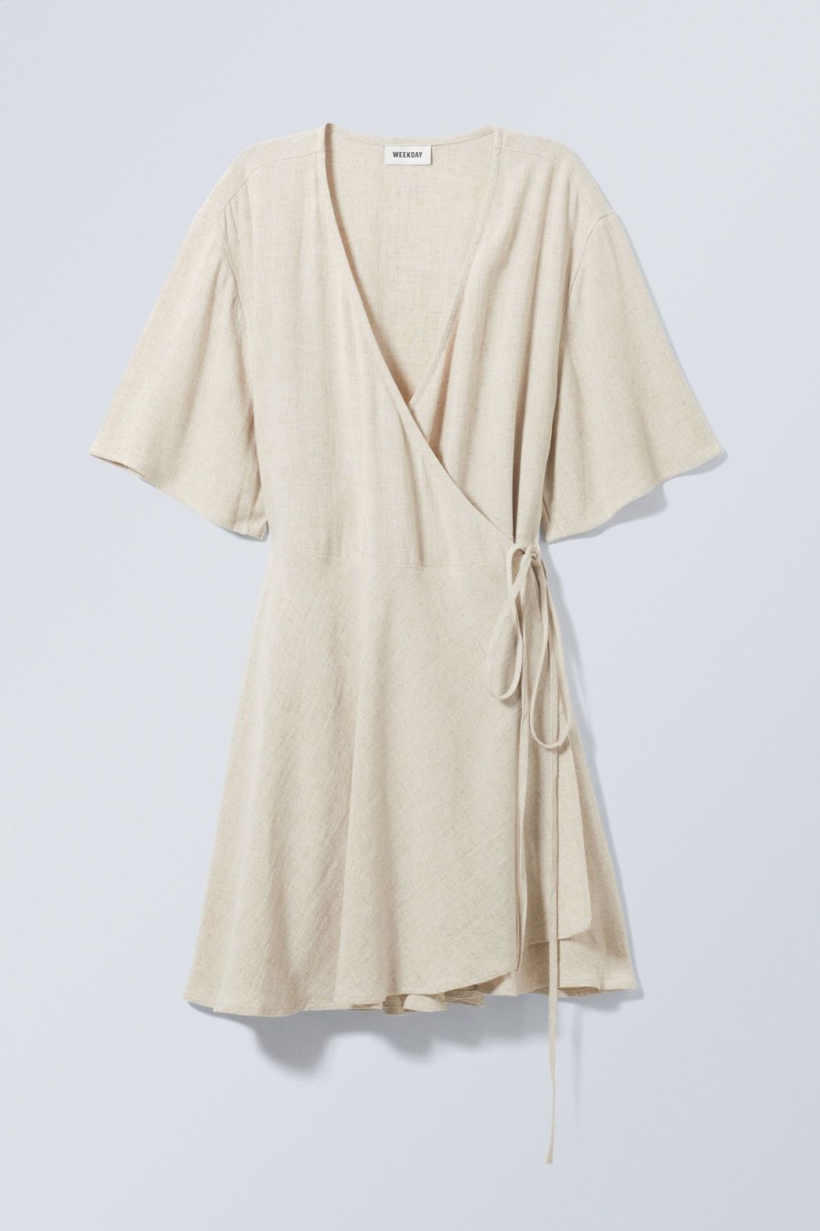 Best Weekday Kimberly Linen Mix Dress