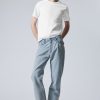 New Weekday Space Relaxed Straight Jeans