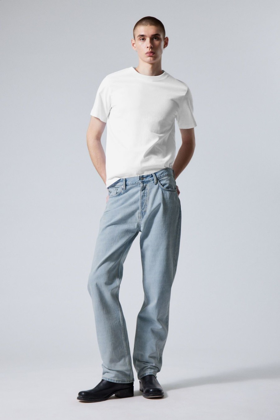 New Weekday Space Relaxed Straight Jeans