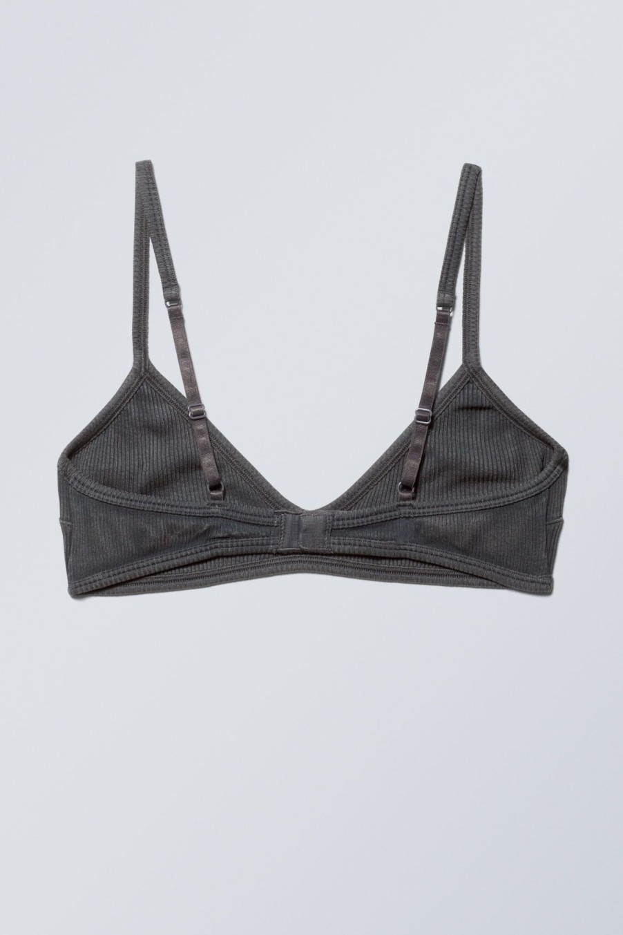 Online Weekday Washed Rib Cotton Bra