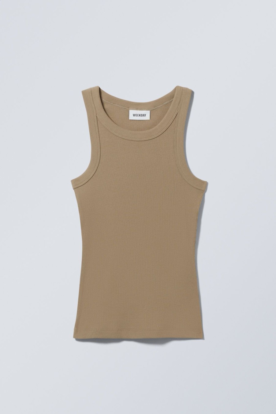 Clearance Weekday Fitted Rib Tank Top