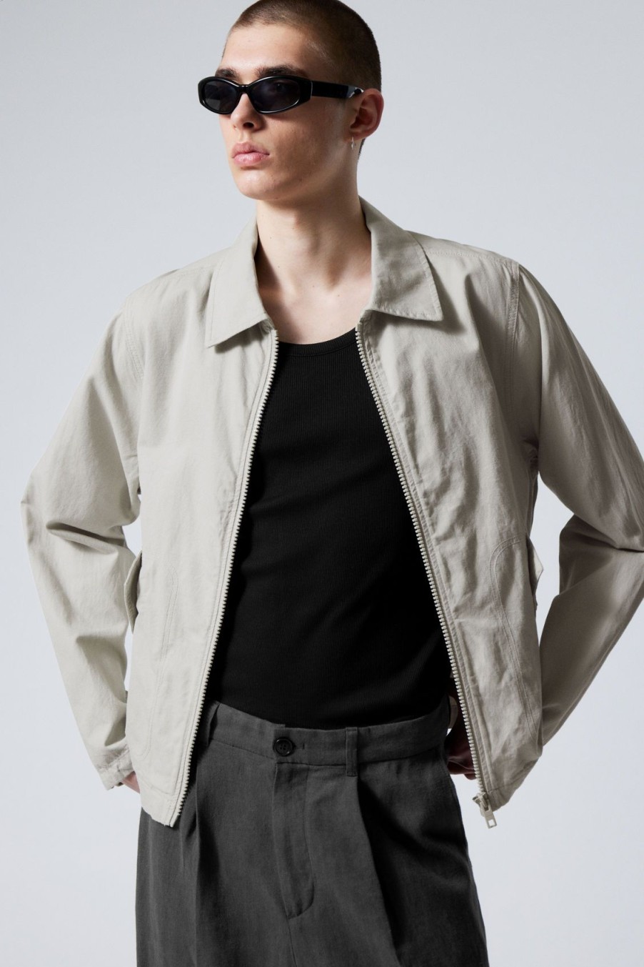 Hot Weekday Regular Linen Blend Jacket