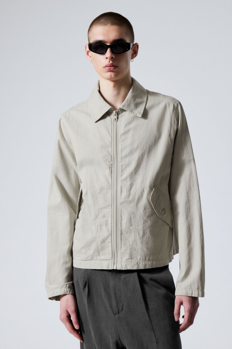 Hot Weekday Regular Linen Blend Jacket