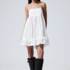 Clearance Weekday Mini Poplin Strap Dress