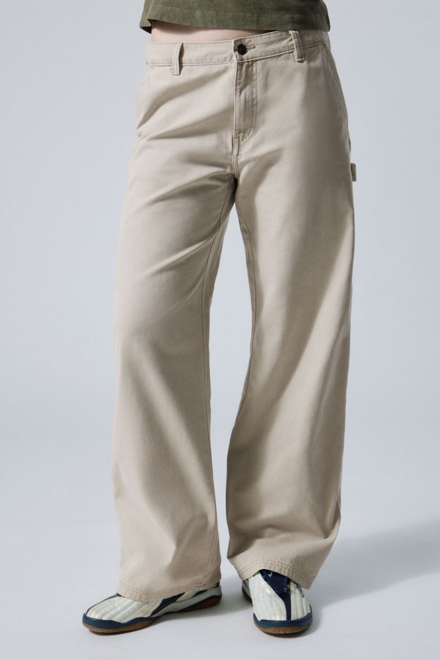 Clearance Weekday Loose Carpenter Canvas Trousers