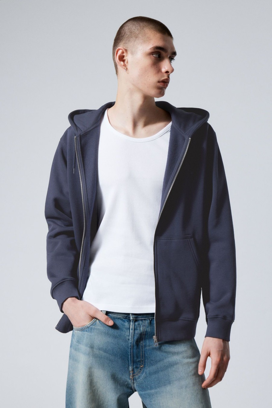 Online Weekday Standard Midweight Zip Hoodie