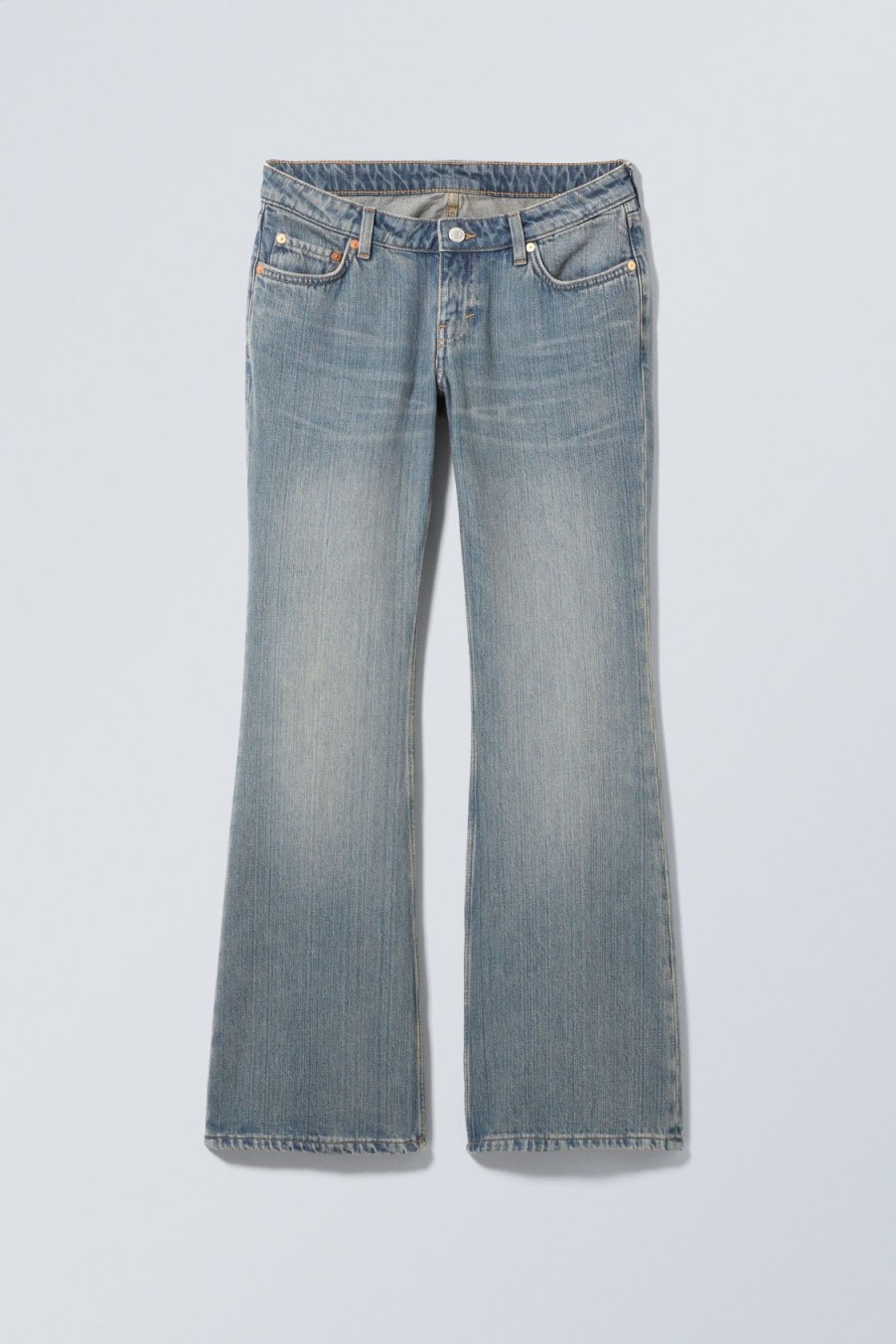 New Weekday Nova Low Slim Bootcut Jeans