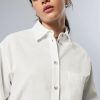 Online Weekday Relaxed Linen Mix Shirt