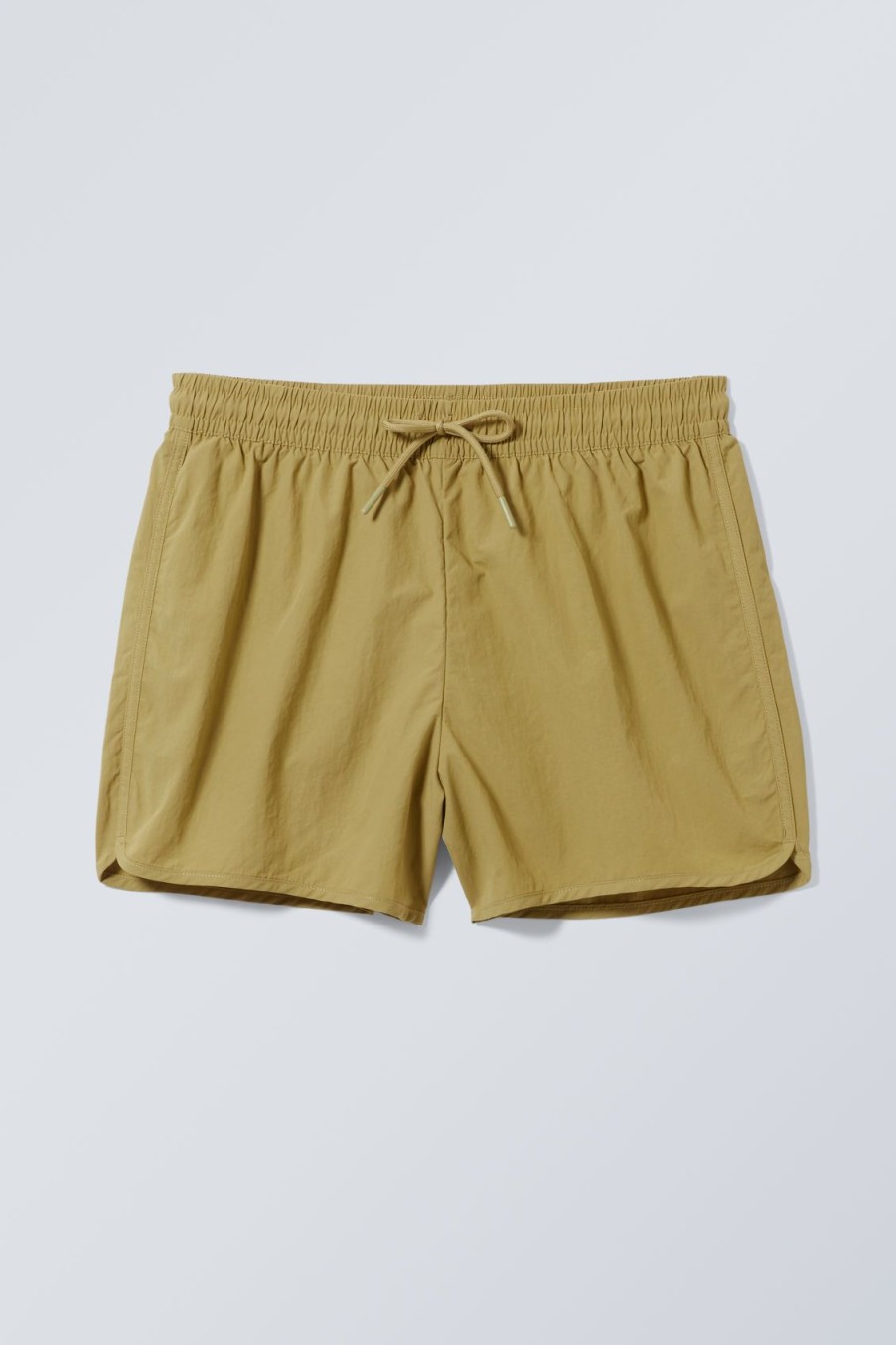 Online Weekday Tan Structure Swim Shorts