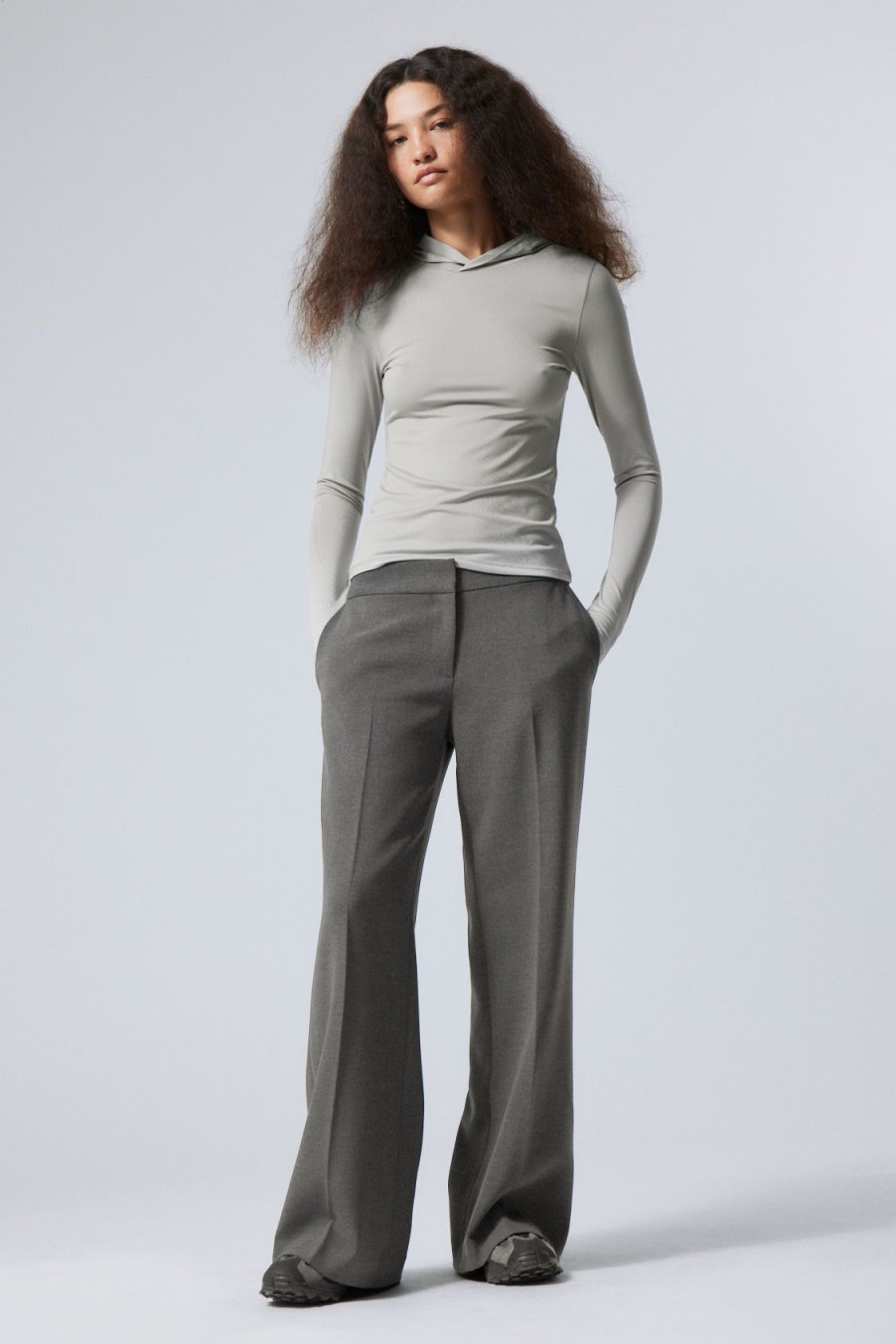 Online Weekday Cami Flared Tailored Trousers