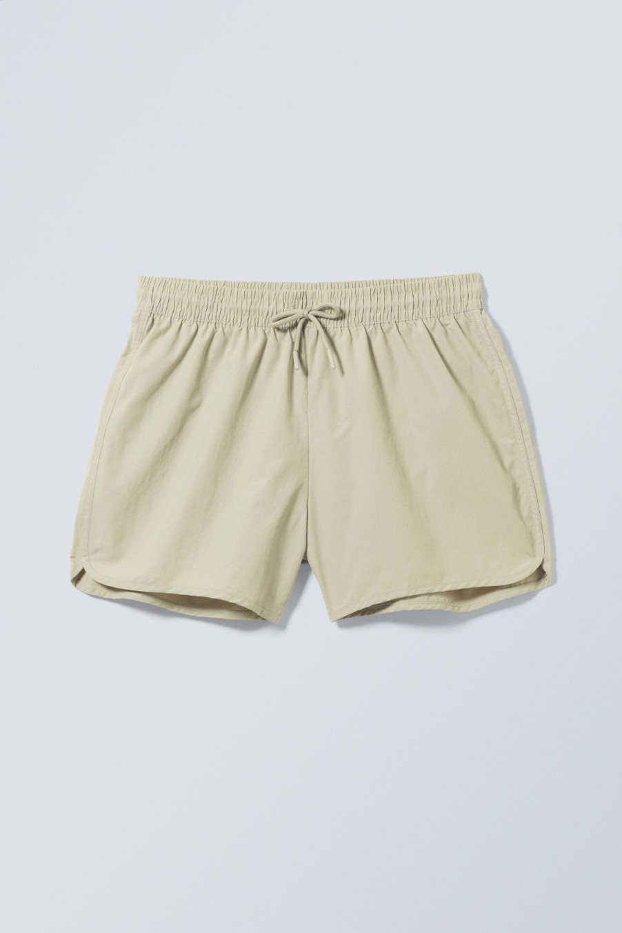 Online Weekday Tan Structure Swim Shorts