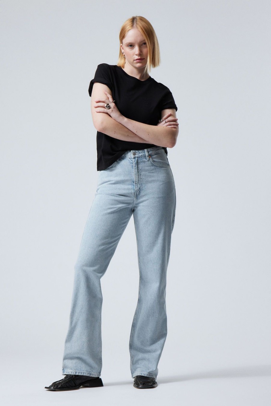 New Weekday Rowe Extra High Straight Jeans