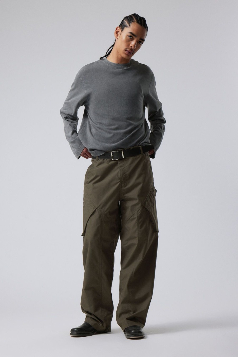 New Weekday Astro Loose Asymmetric Cargo Trousers