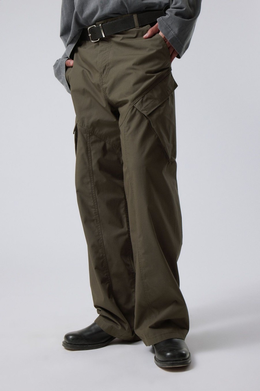 New Weekday Astro Loose Asymmetric Cargo Trousers