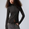 Clearance Weekday Lionella Piping Zip Longsleeve