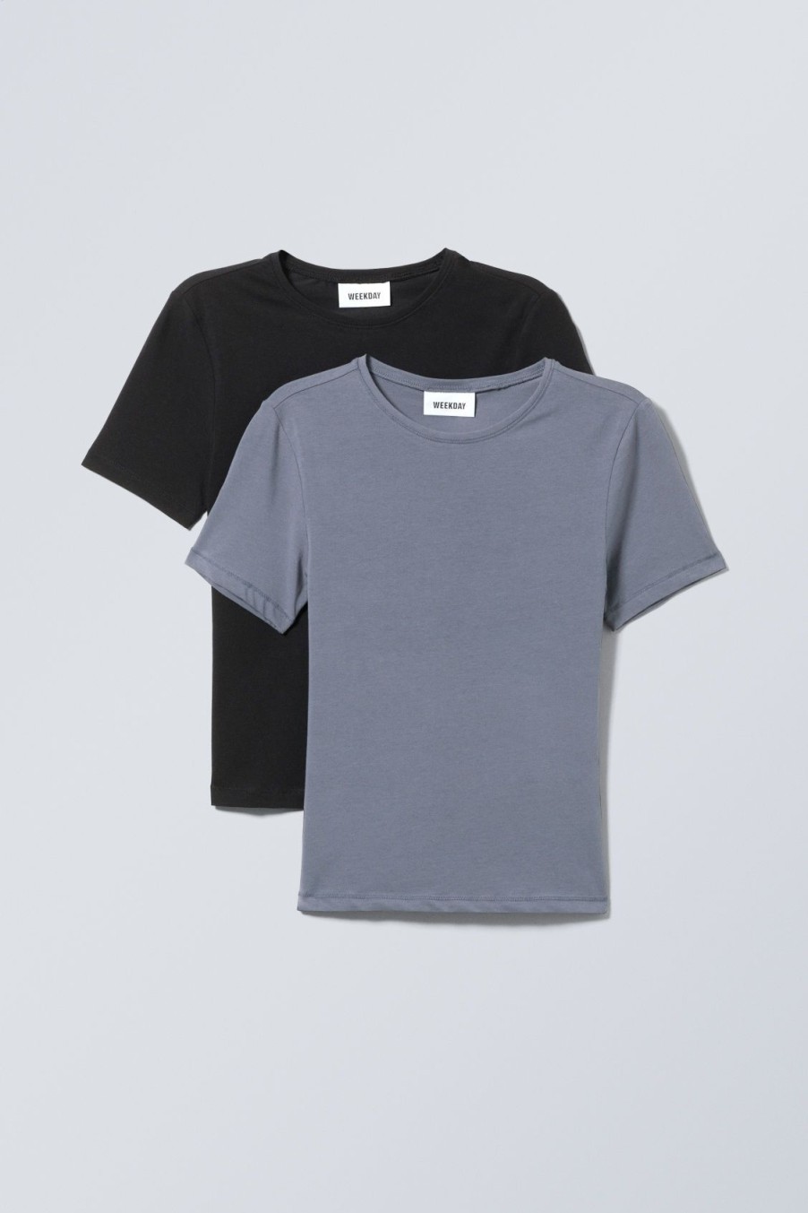 Clearance Weekday 2-Pack Slim Fitted T-Shirt