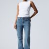 Online Weekday Pin Mid Straight Jeans