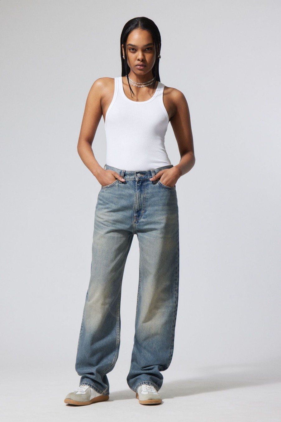 Best Weekday Galaxy Loose Straight Jeans