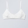 New Weekday Pointelle Scooped Cotton Bra