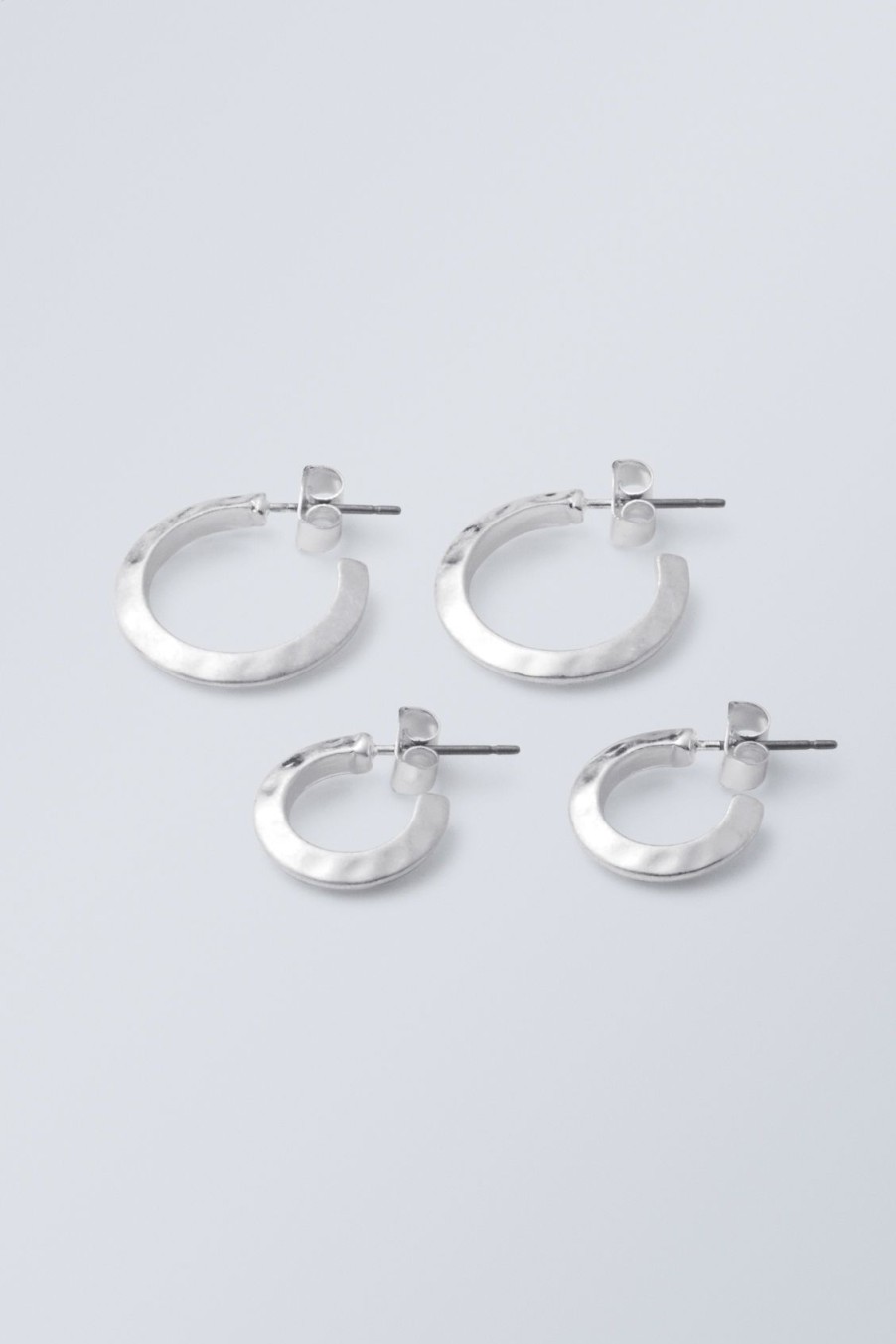 Best Weekday Hammered Hoops 2-Pack