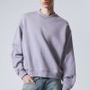 Best Weekday Boxy Heavyweight Terry Sweatshirt