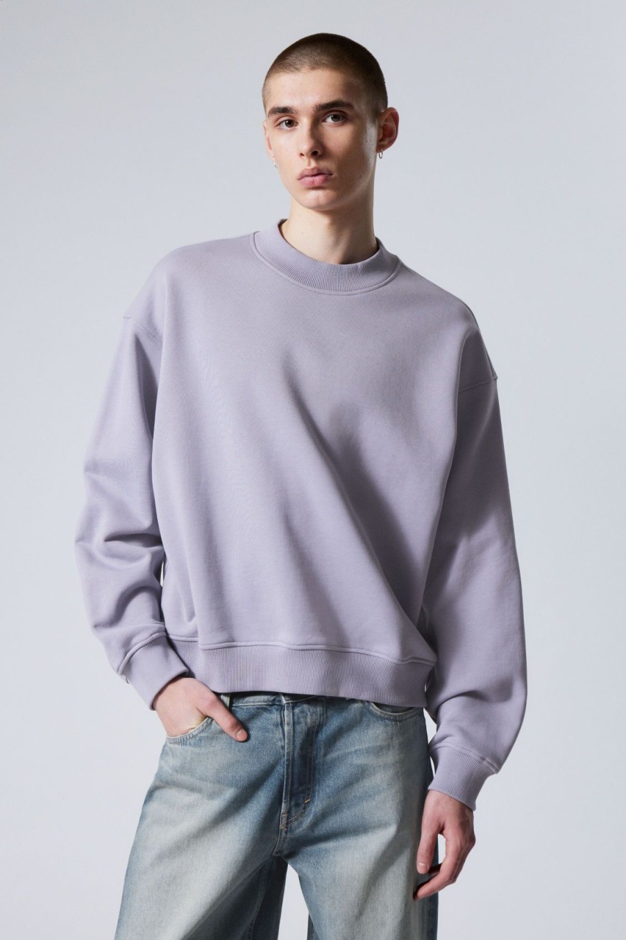 Best Weekday Boxy Heavyweight Terry Sweatshirt