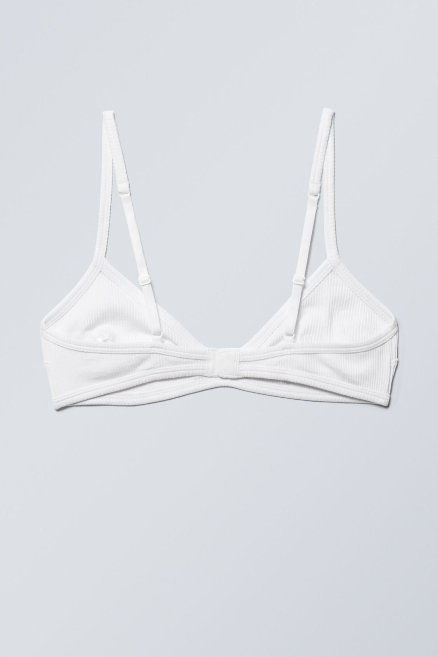 Hot Weekday Rib Scoop Cotton Bra