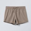 Online Weekday Tyler Linen Blend Shorts