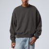 Online Weekday Boxy Heavyweight Terry Sweatshirt