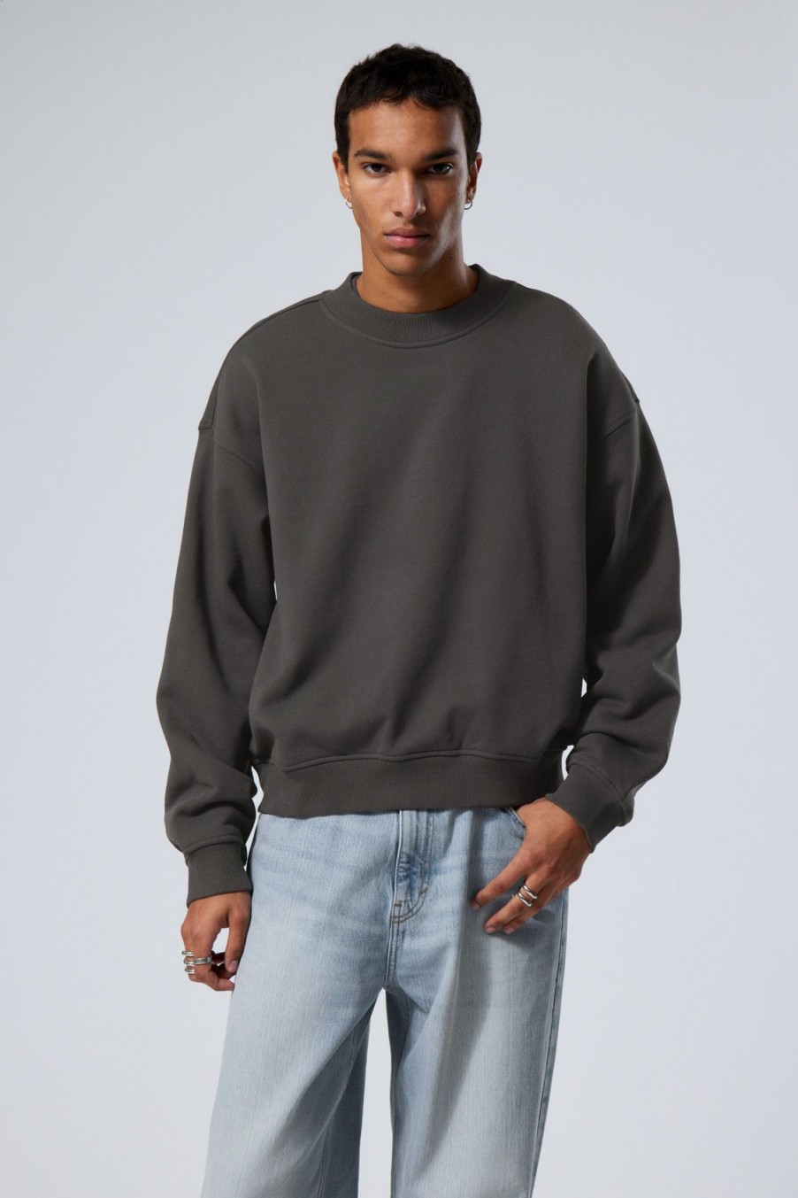 Online Weekday Boxy Heavyweight Terry Sweatshirt