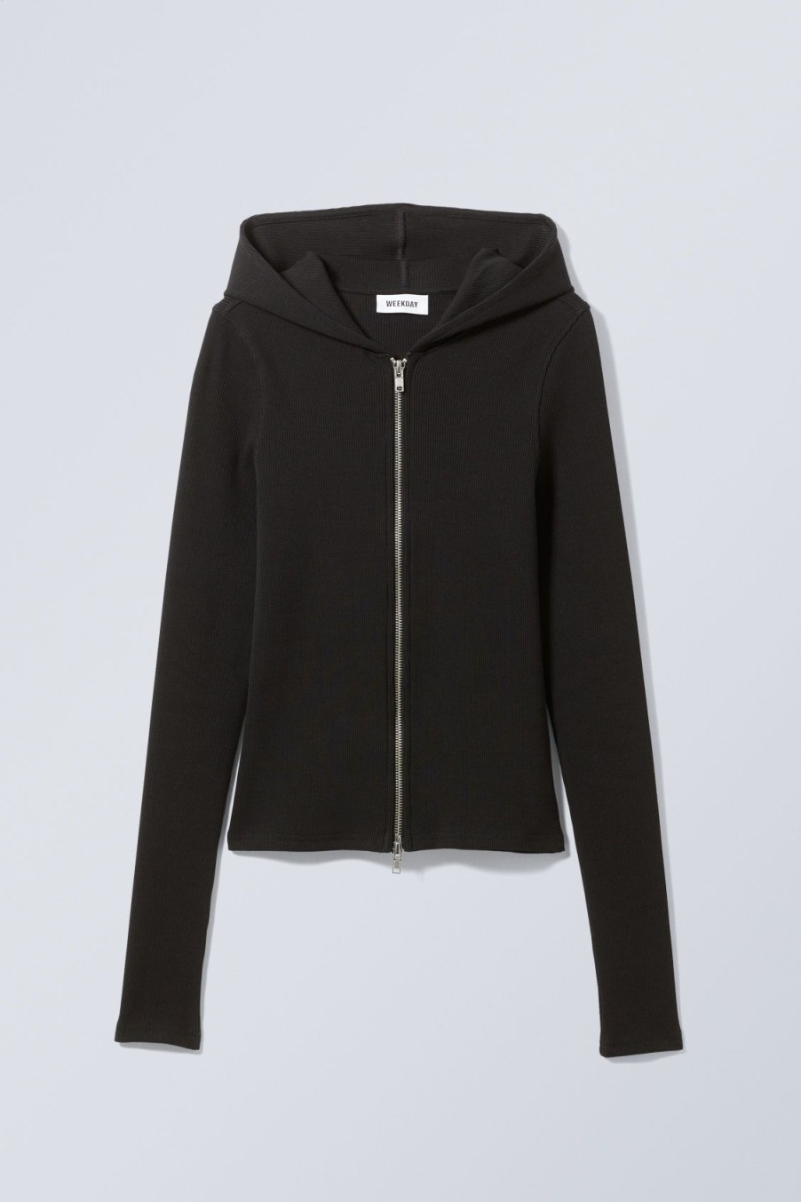 New Weekday Cut Tight Zip Hoodie