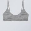 Clearance Weekday Inez Scooped Cotton Bralette