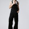 Hot Weekday Astro Loose Canvas Dungarees