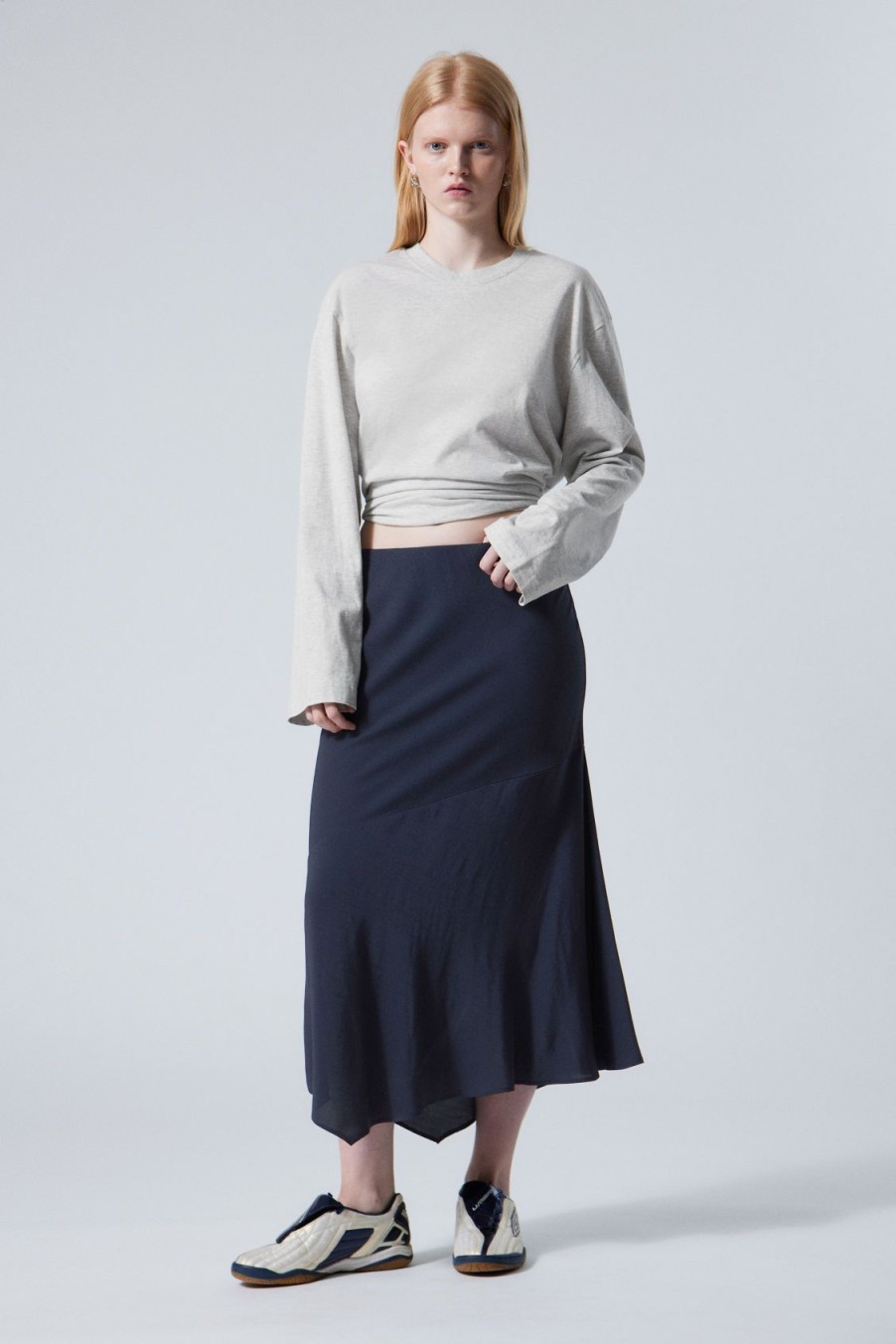 Best Weekday Asymmetric Midi Skirt