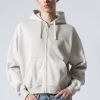 Best Weekday Boxy Midweight Zip Hoodie