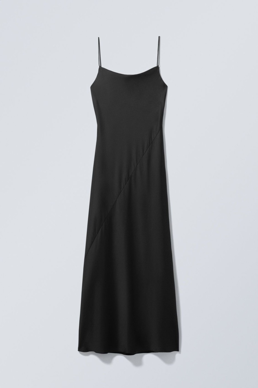 Online Weekday Maxi Satin Slip Dress