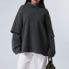 Best Weekday Oversized Double Sleeved Hoodie